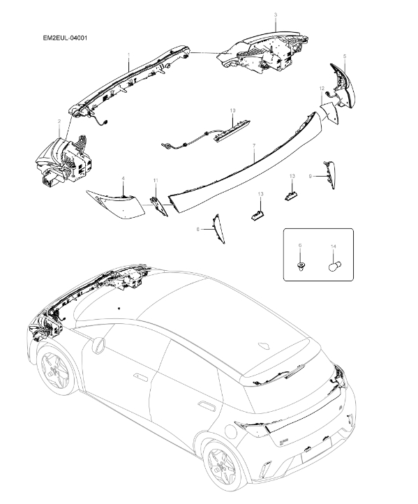 EM2E-04001 Exterior Lighting Fixtures