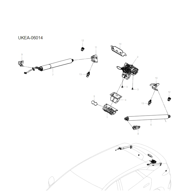 UKEA-06014 Rear Door Accessories
