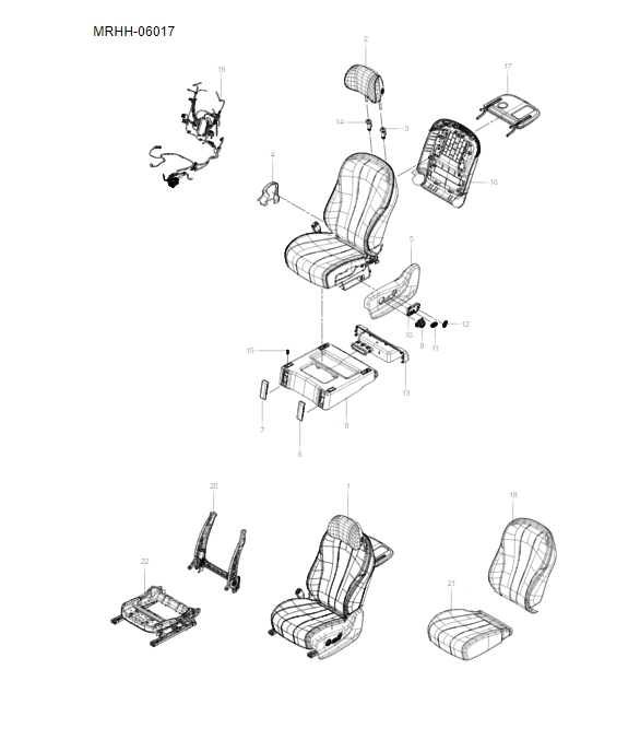 MREH-06017 driver's seat