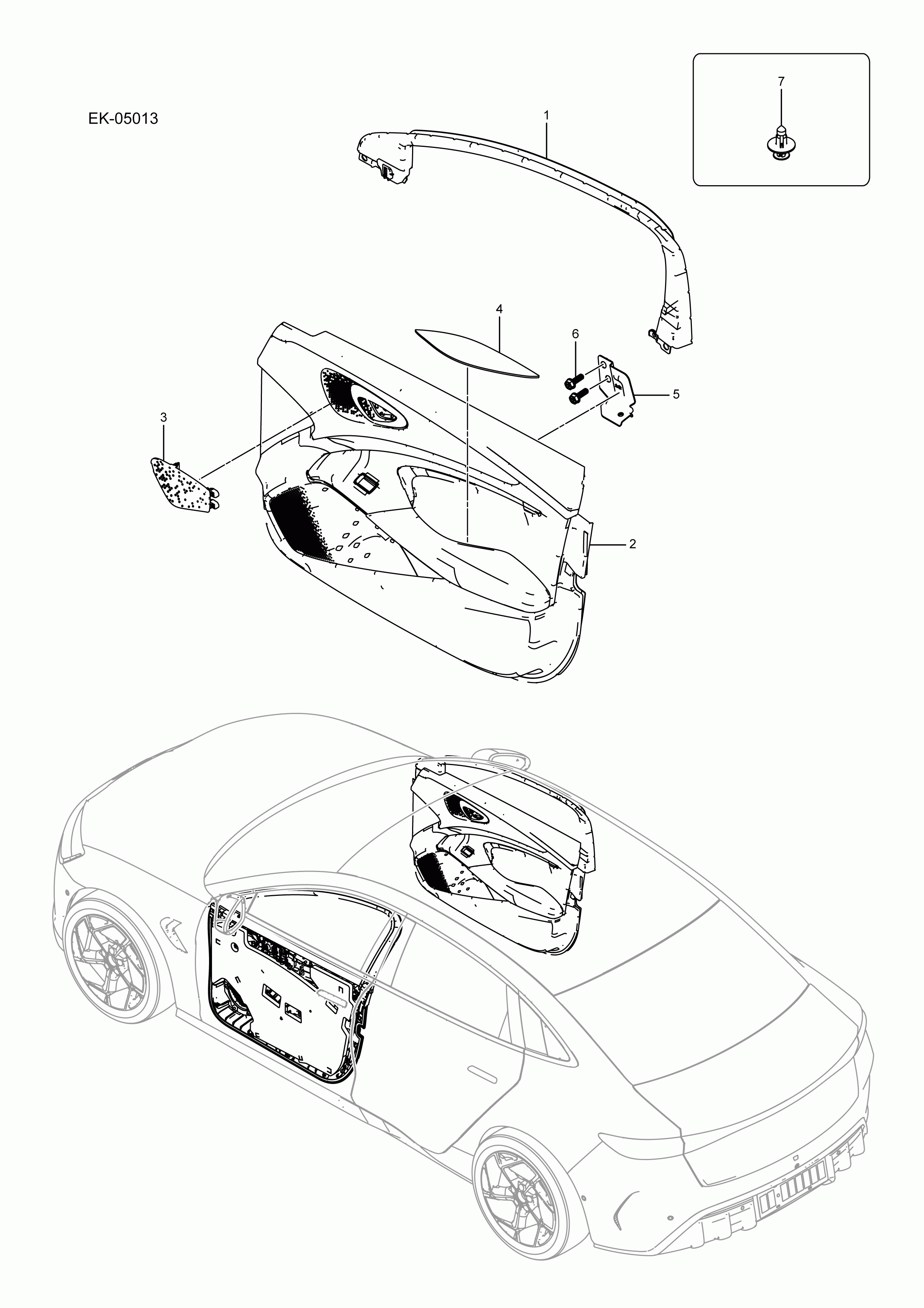 EK-05013 Front Door Interior