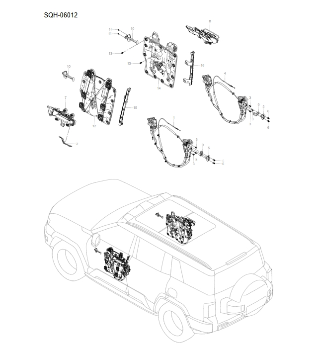 SQH-06012 front door accessories