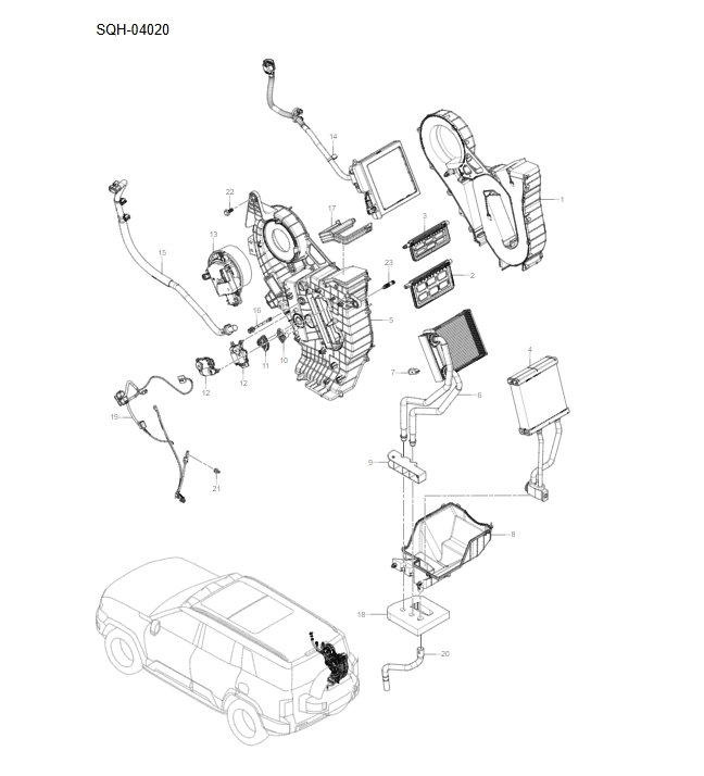 SQH-04020 Air conditioning system 2