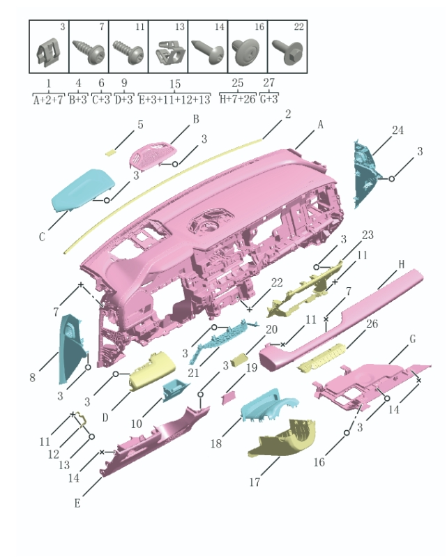 instrument panel6027
