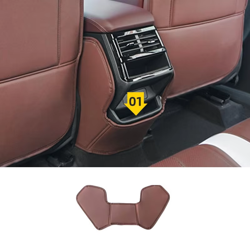 For GEELY Monjaro Manjaro Xingyue L KX11 2022 2023 Car Kick Pad Protector Interior Child Anti Dirty Leather Styling Accessories
