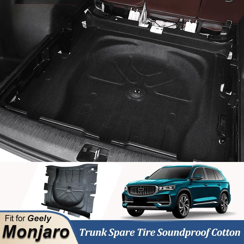 For Geely Monjaro Manjaro Trunk Spare Tire Box Sound Insulation Cotton Heat Insulation Automotive Parts Automotive Modification Parts