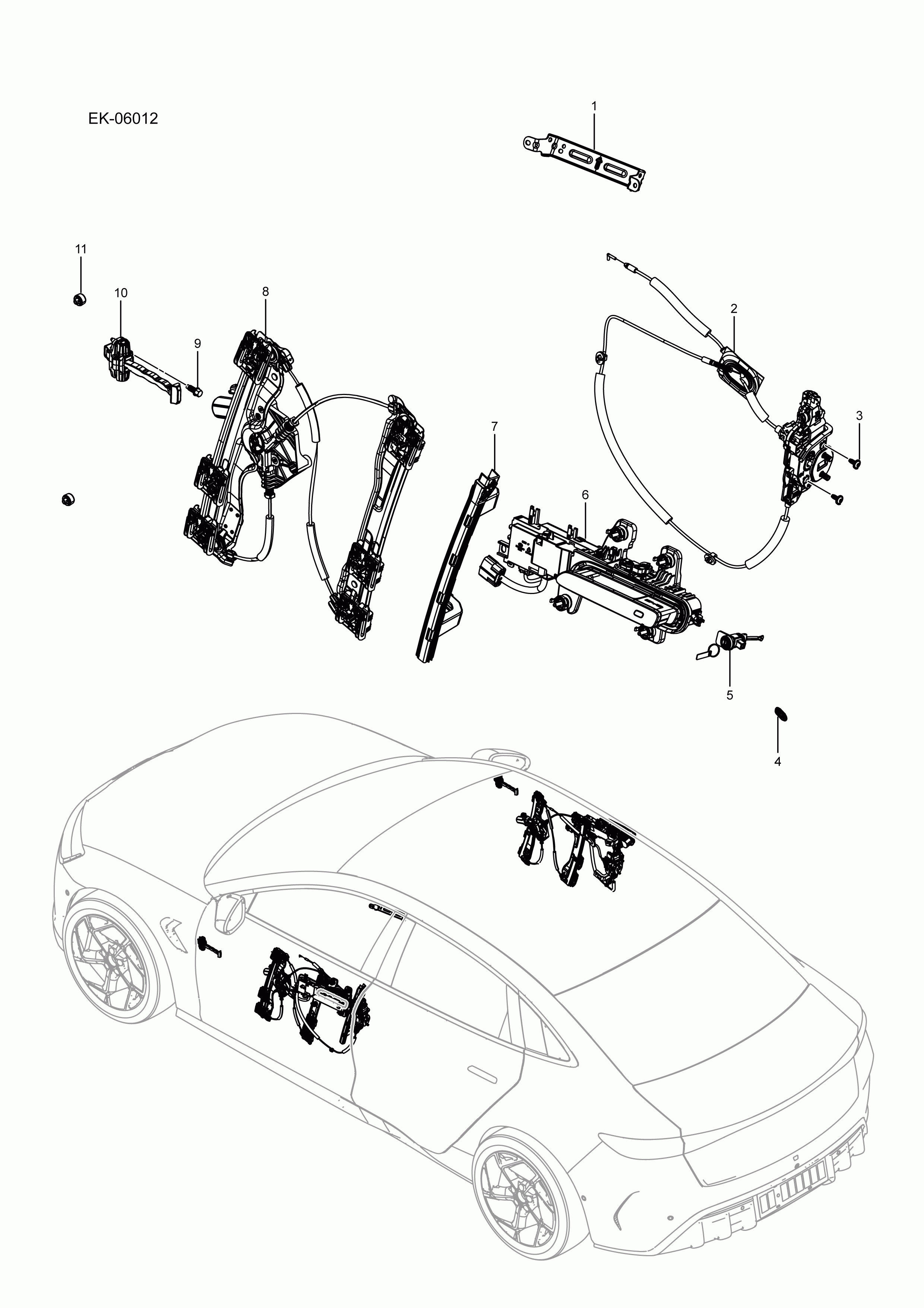 EK-06012 Front Door Accessories