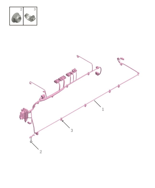 Power battery wiring harness2099-10