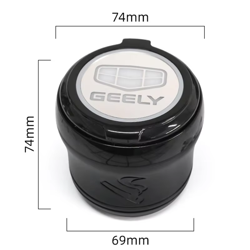 For GEELY Monjaro Manjaro Xingyue L KX11 2022 2023 Car Mounted Ashtray Luminous Atmosphere Lamp With Cover Interior Decoration