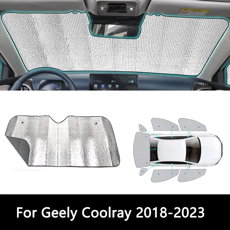 Geely Coolray 2018-2023 BinYue Auto Accessories Sunshades Protective Window Curtains Vehicles Sunshade Parts Car Accessories