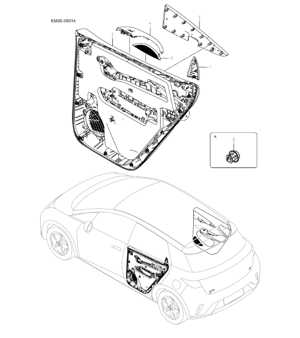 EM2E-05014 Rear Door Interior