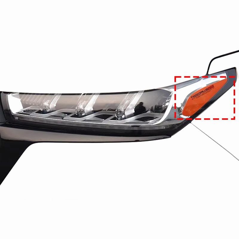 Chery Tiggo 7 Pro MAX 2021 2023 Car Front Headlight Decorative Sticker Reflection Automobiles Parts Accesorios Para Auto Tools