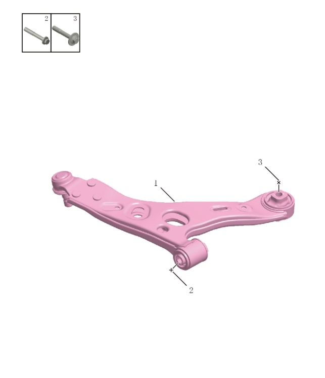 Front suspension arm4017