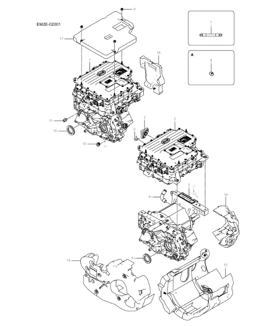 EM2E-02001 Front Drive Electric Assembly