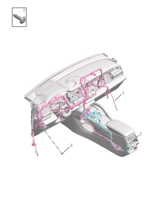 Instrument panel harness7016